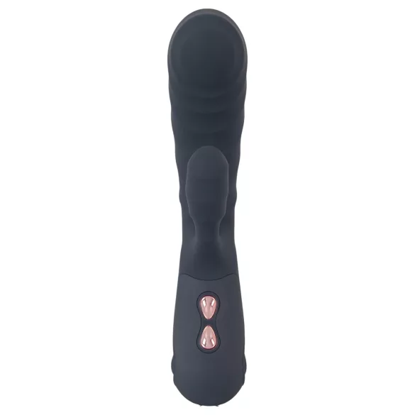 You2Toys - Oh! Rabbit vibrator met clitorisstimulator (zwart)