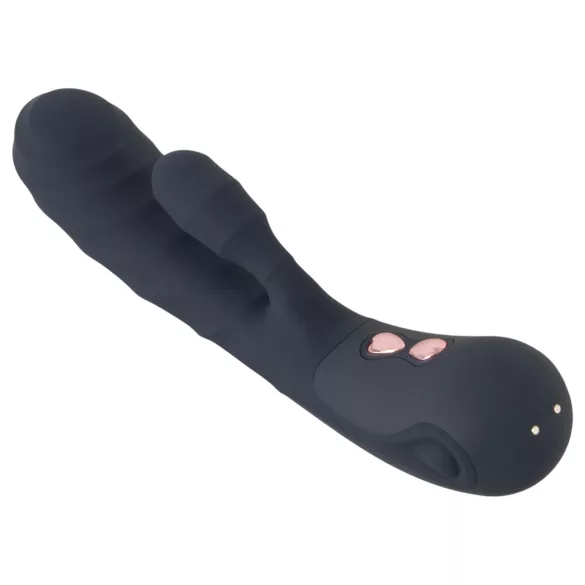You2Toys - Oh! Rabbit vibrator met clitorisstimulator (zwart)