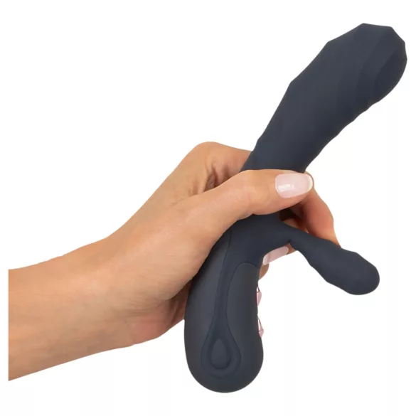 You2Toys - Oh! Rabbit vibrator met clitorisstimulator (zwart)
