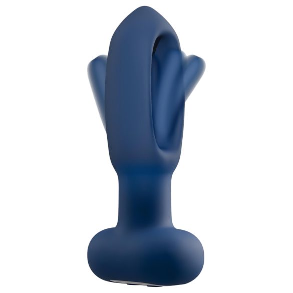 ANOS - Anale vibrator met tong (blauw)