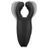 Rebel - Vibrerende Helm Vibrator Met Beweging (Zwart)