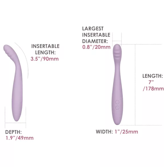 Svakom Cici 2 - G-spot vibrator - op afstand bestuurbaar - siliconen - paars