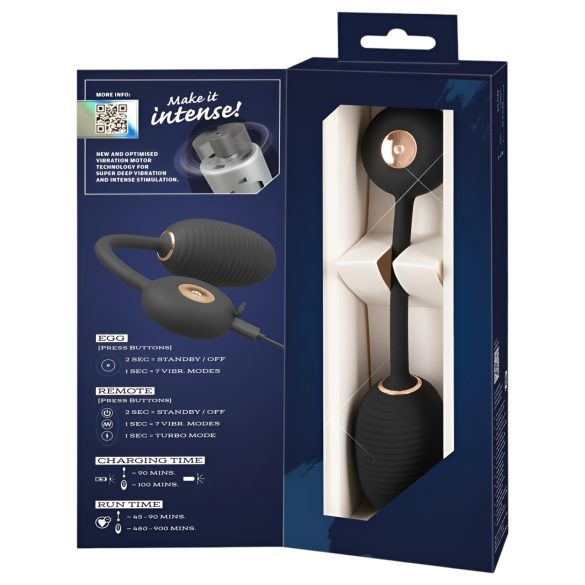 You2Toys - Vibratie-ei met afstandsbediening - zwart