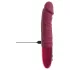 Beau Coeur Varelo - levensechte, oplaadbare siliconen vibrator (rood)