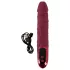 Beau Coeur Varelo - levensechte, oplaadbare siliconen vibrator (rood)