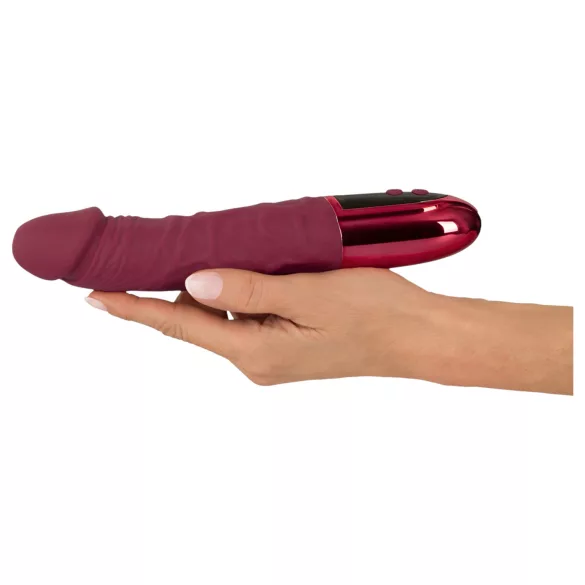 Beau Coeur Varelo - levensechte, oplaadbare siliconen vibrator (rood)