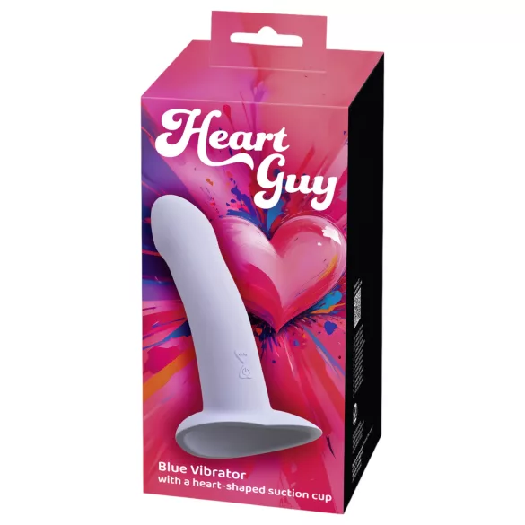 You2Toys Heart Guy - vibrator met hartvorm - siliconen - blauw