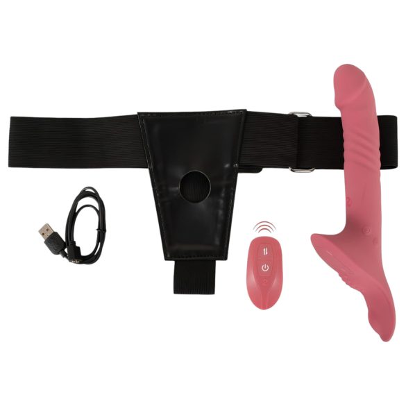 You2Toys - Rood Dildo Harnas Set