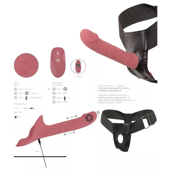 You2Toys - opzetbare vibrator set (rood)