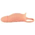 Realistixxx - penis sleeve met cockring en vibratie - naturaalkleurig