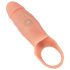 Realistixxx - Vibrerende Penis Sleeve met Stimulerende Ring (Natuurlijk)