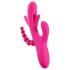 SMILE - drievoudige arm, tong vibrator (roze)