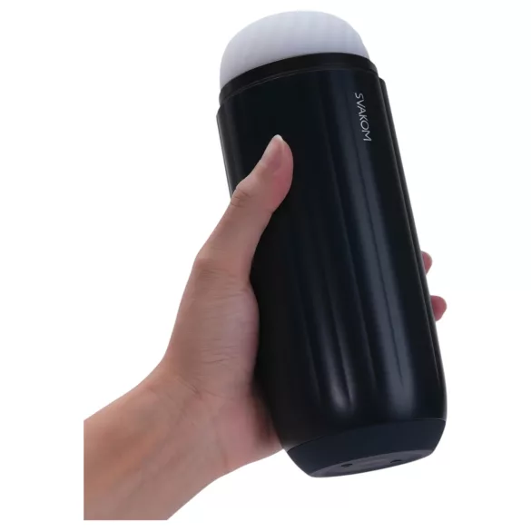 Svakom Sam Neo 2 Pro - App-gestuurde masturbator voor mannen (zwart-wit)