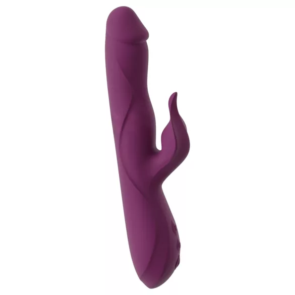 Javida - 3in1 duwende, roterende kralen vibrator (paars)