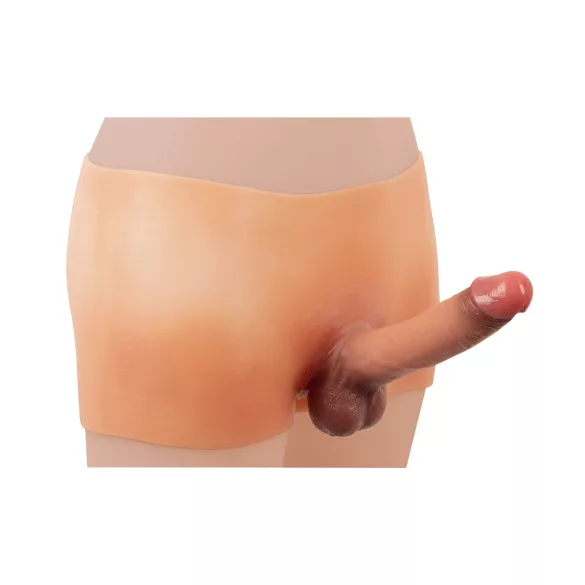 You2Toys Vibrerende Penis Slip - levensechte vloeibare siliconen strap-on slip (M)