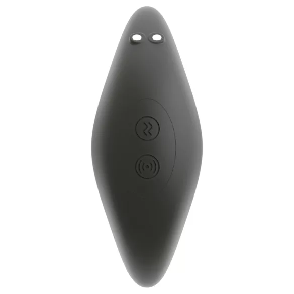 ANOS - prostaat vibrator met bewegende ring - siliconen zwart