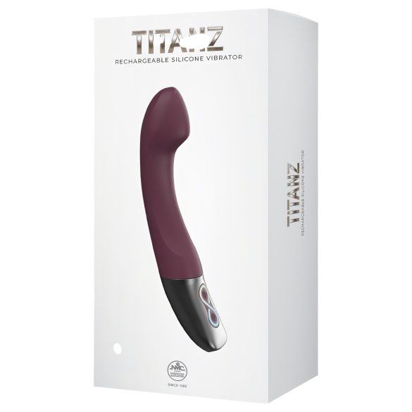 Excellent Power Titanz - oplaadbare G-spot vibrator (rood)