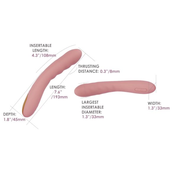 Svakom Ava Neo - slimme stotende vibrator (roze)