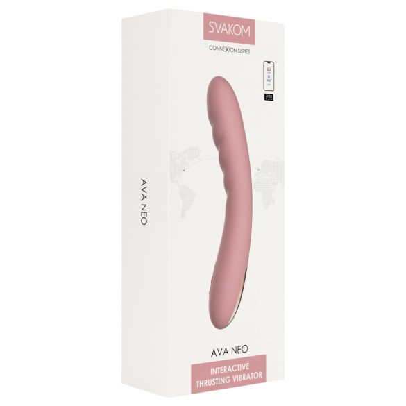 Svakom Ava Neo - slimme stotende vibrator (roze)