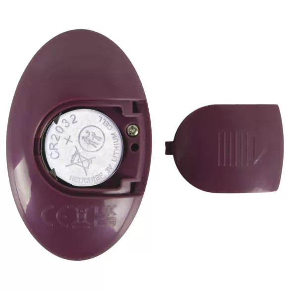 Javida - straploze opzetbare koppeltjessvibrator (paars)
