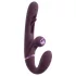 Javida - straploze opzetbare koppeltjessvibrator (paars)