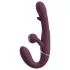 Javida - straploze opzetbare koppeltjessvibrator (paars)