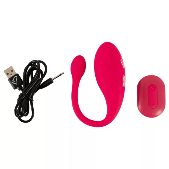 Beau Coeur Koral - vibrerend eitje - afstandsbediening - roze