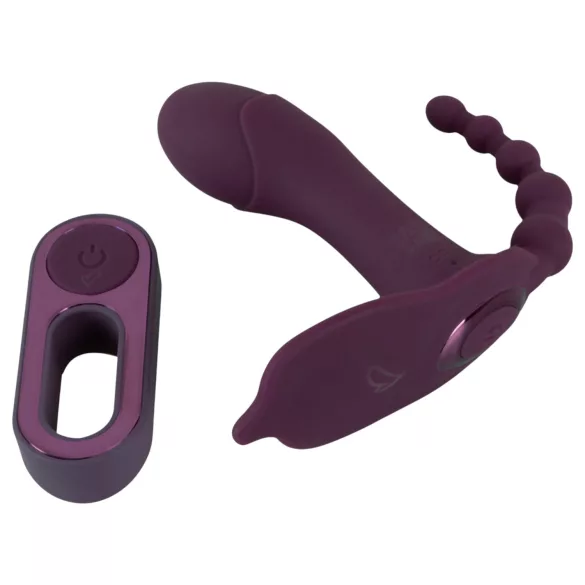 Beau Coeur Ariva - draagbare 3-in-1 slipvibrator (paars)