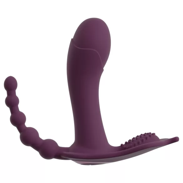 Beau Coeur Ariva - draagbare 3-in-1 slipvibrator (paars)