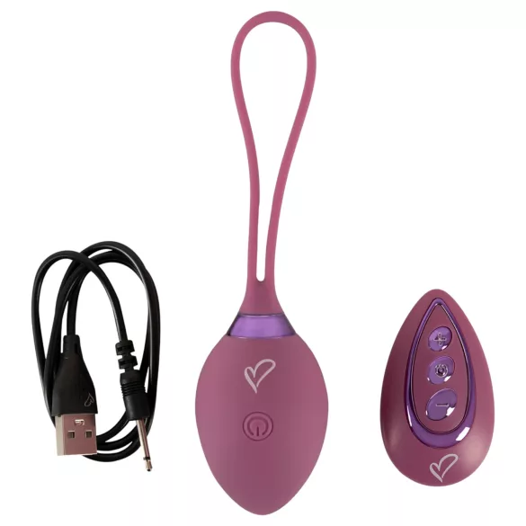 Beau Coeur Rovana - afstandsbedienbare vibratie-ei - paars