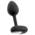 ANOS - vibrerende buttplug set - siliconen - zwart