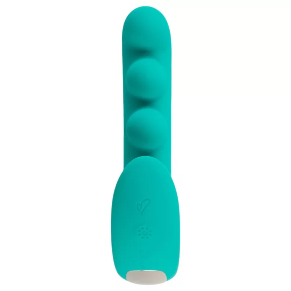 Beau Coeur Sylora - vibrator met parels en dubbele stimulatie - groen