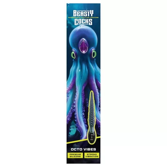 Beasty Cocks - vibrator met octopustentakels - siliconen - groen