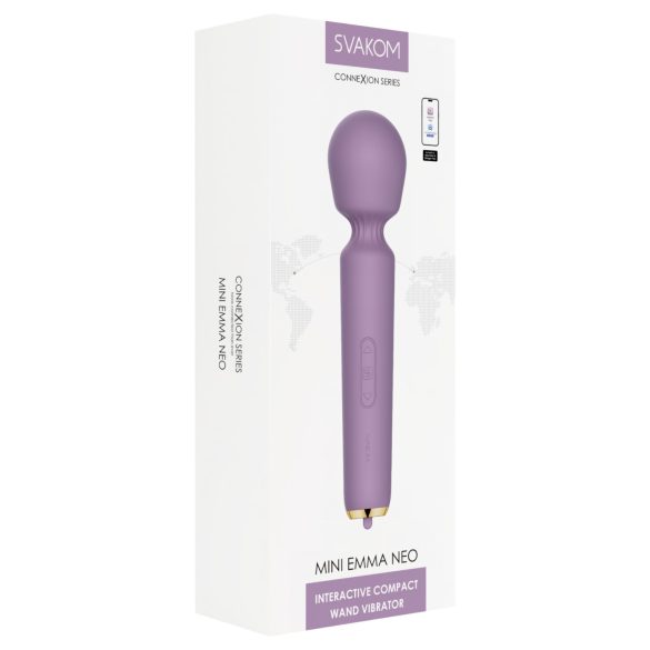 Svakom Mini Emma Neo - vibrator - app-bestuurbaar - siliconen - paars