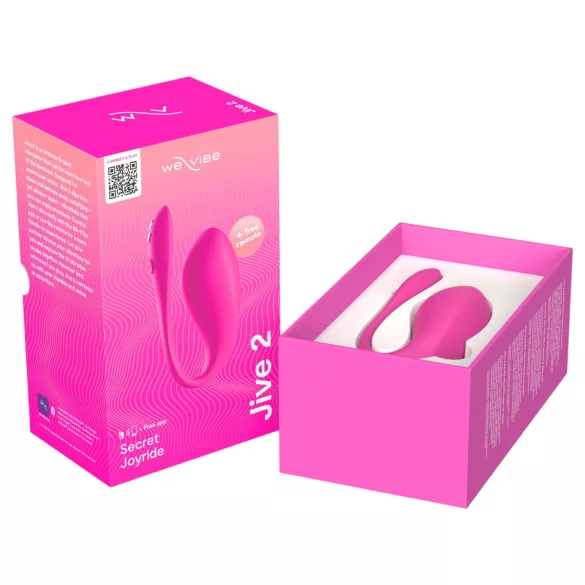 We-Vibe Jive 2 - draagbare, op afstand bedienbare G-spot vibrator (roze)