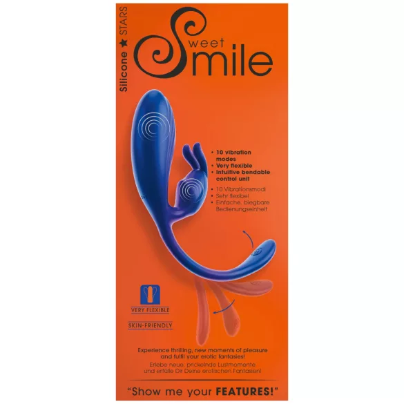 Smile - G-spot en clitoris vibrator - blauw