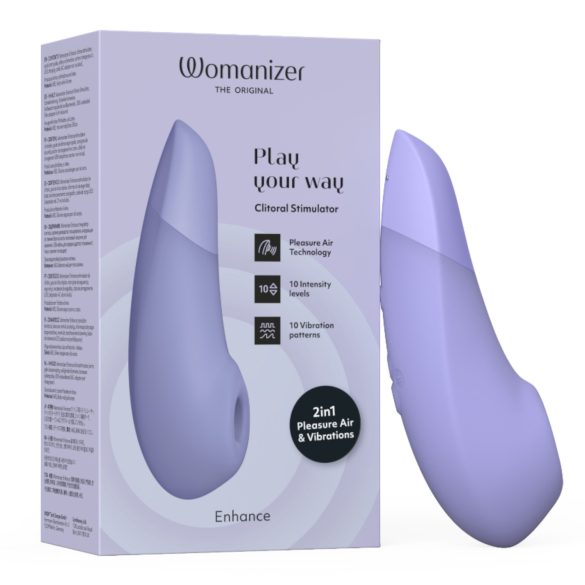 Womanizer Enhance - luchtdruk clitorisstimulator - paars