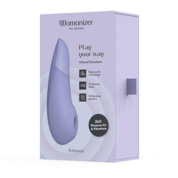 Womanizer Enhance - luchtdruk clitorisstimulator - paars