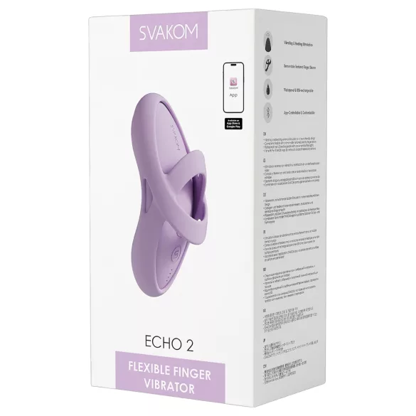 Svakom Echo 2 - App-gestuurde vinger vibrator (roze)