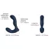 Svakom Iker Neo - interactieve pulserende anaal vibrator - blauw