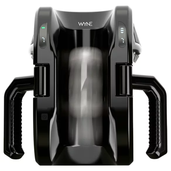 WYNE 10 - automatische masturbator met handvat - zwart