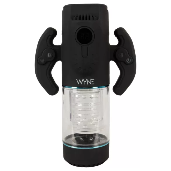 WYNE 11 - automatische masturbator - man - zwart