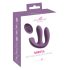 Beau Coeur Mireva - vibrator met drie armen - afstandsbediening - paars