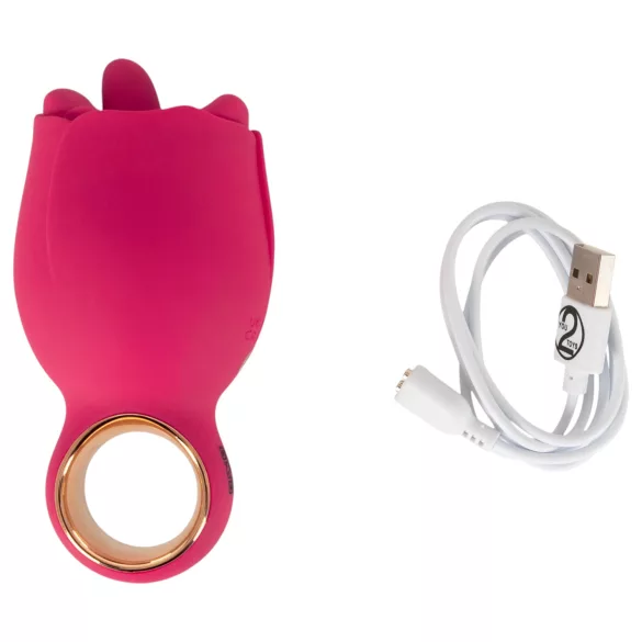 You2Toys Oral Fun - tongvormige clitoristrilvibrator (roze)