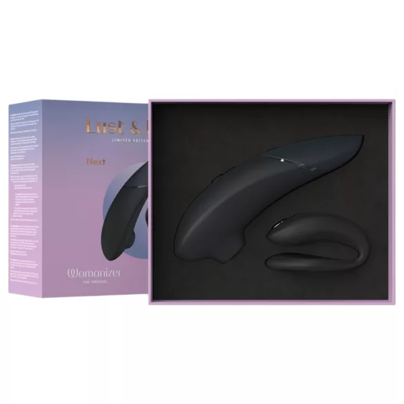 Womanizer Lust&Luxury - clitoris- en duo vibrator set - zwart