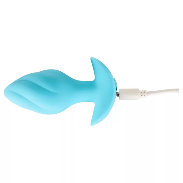 Cuties Mini - vibrerende anaalplug - klein formaat - blauw