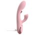 Beau Coeur Avenor - vibrator met tong en clitorisstimulator voor de G-spot (roze)