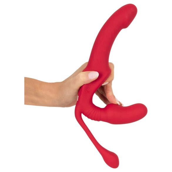 You2Toys Strapless - opzetbare 3‑armige vibrator (roze)