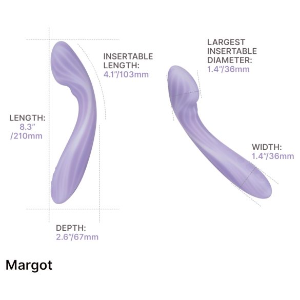 Svakom Margot - 2-motorige G-spot vibrator (paars)
