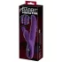 You2Toys - knikkende vibrator met bewegende ring en clitorisstimulator (paars)